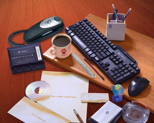 企業文件辦公用品樣機攝影圖 下載與應用指南